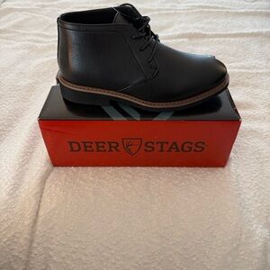Deer Stags Men's Classic Black Chukka Boots